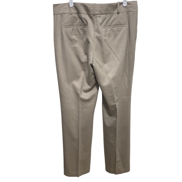 ANN TAYLOR Signature Fit Trouser Leg Relaxed Fit Wool Blend Pant Size 10 - Picture 3 of 7